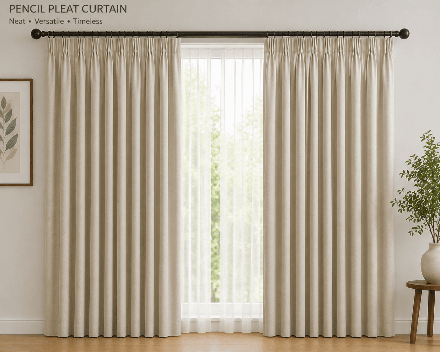 Pencil Pleat