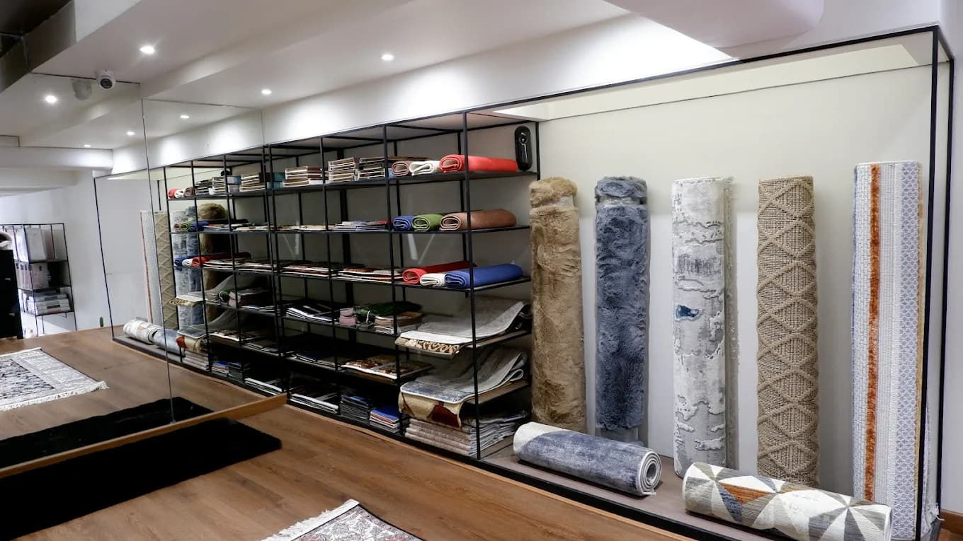 Carpet and rug display