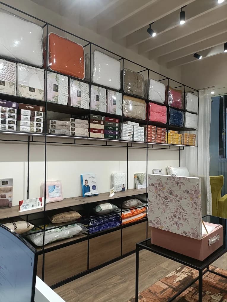 Fabric swatches on display